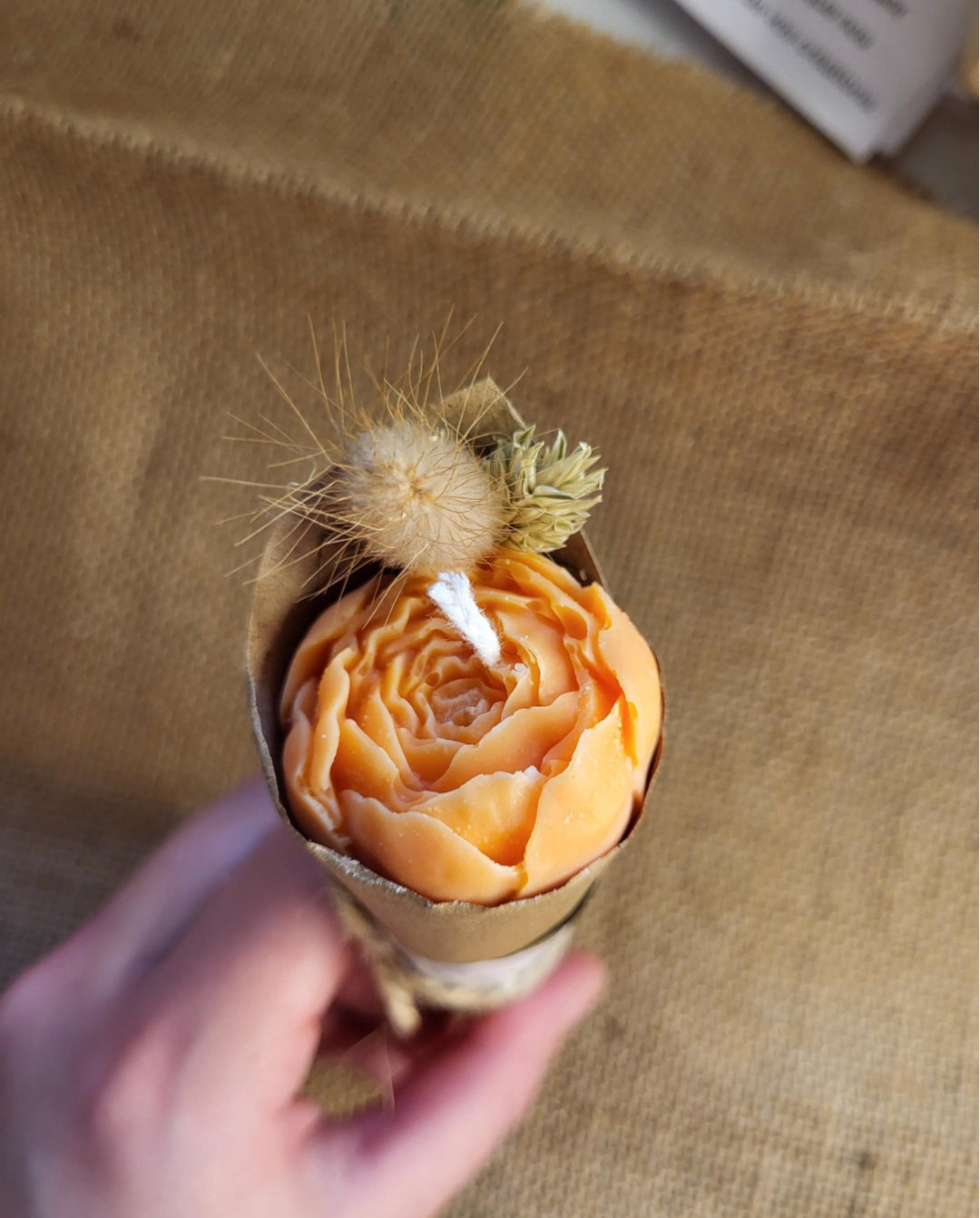 Bougie fleur individuelle