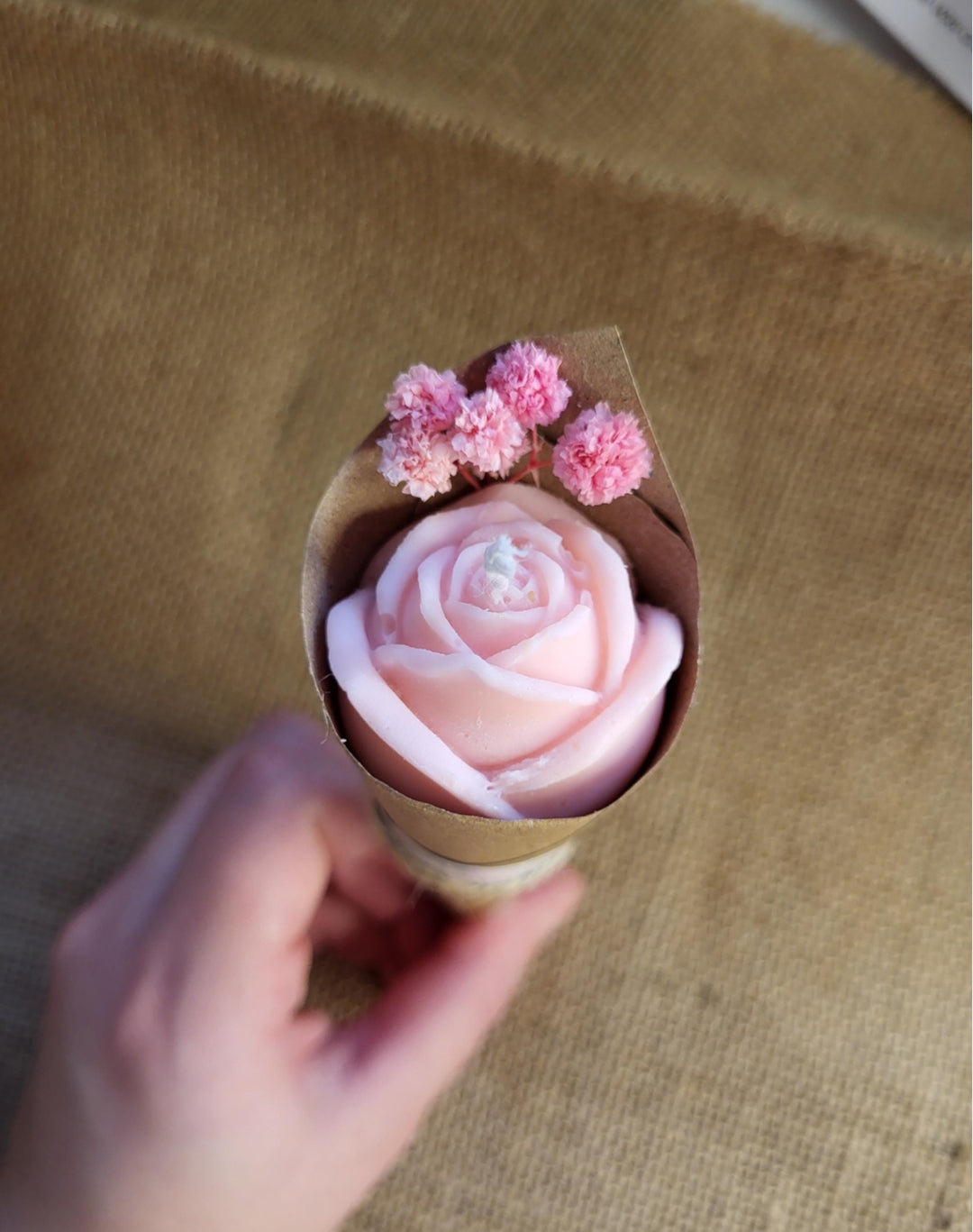 Bougie fleur individuelle