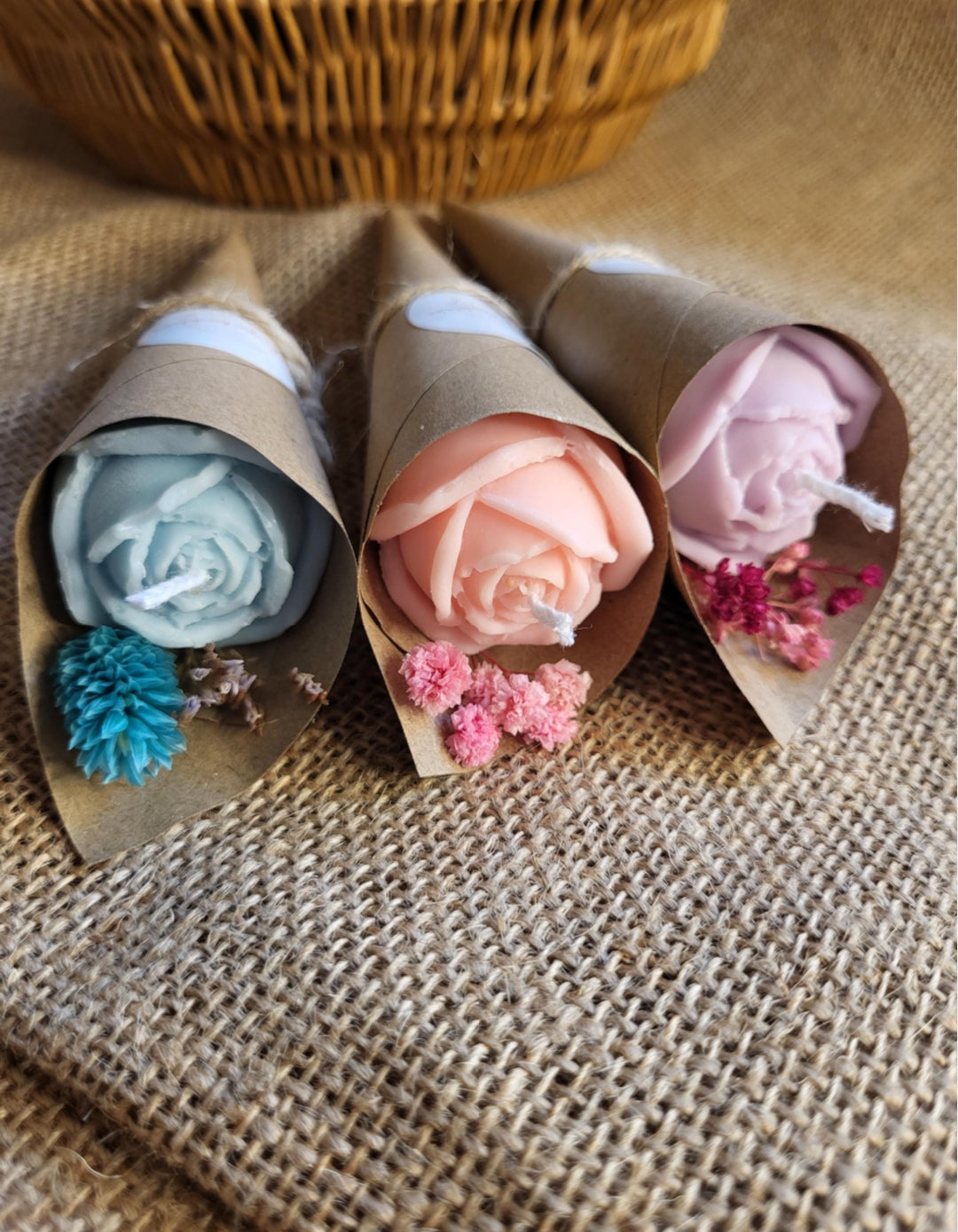 Bougie fleur individuelle