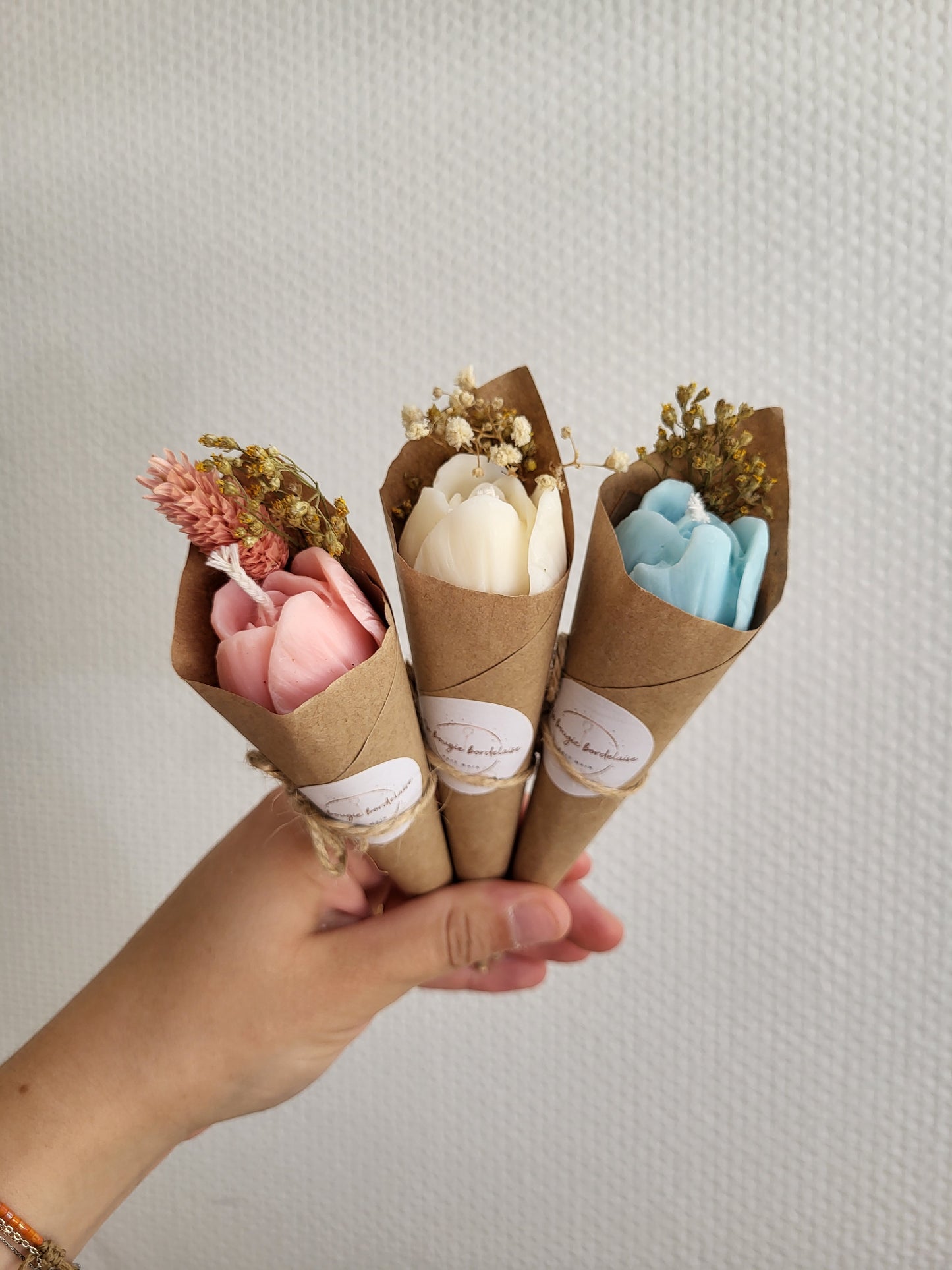 Bougie fleur individuelle