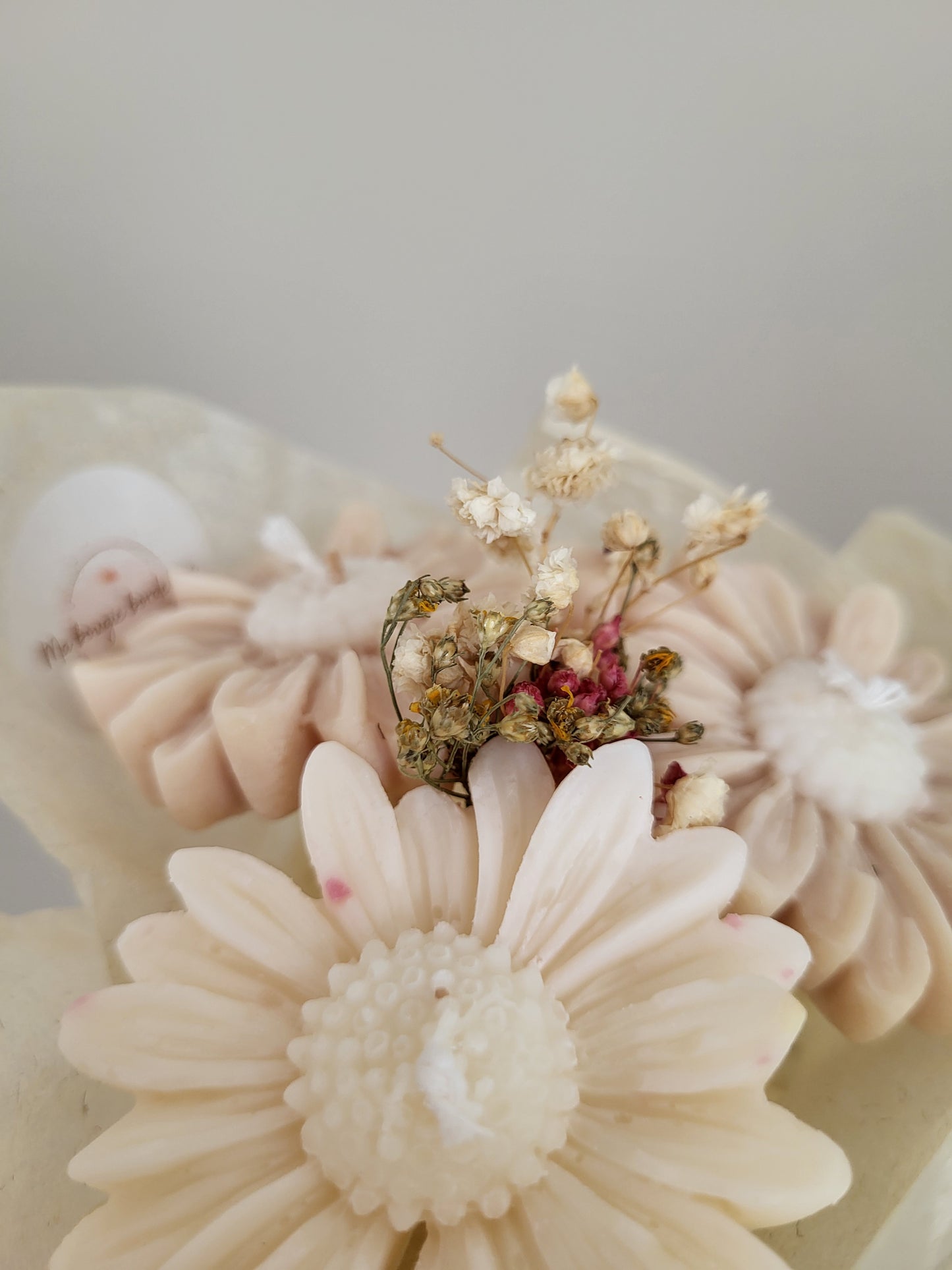 Bougie décorative - Bouquet de marguerites