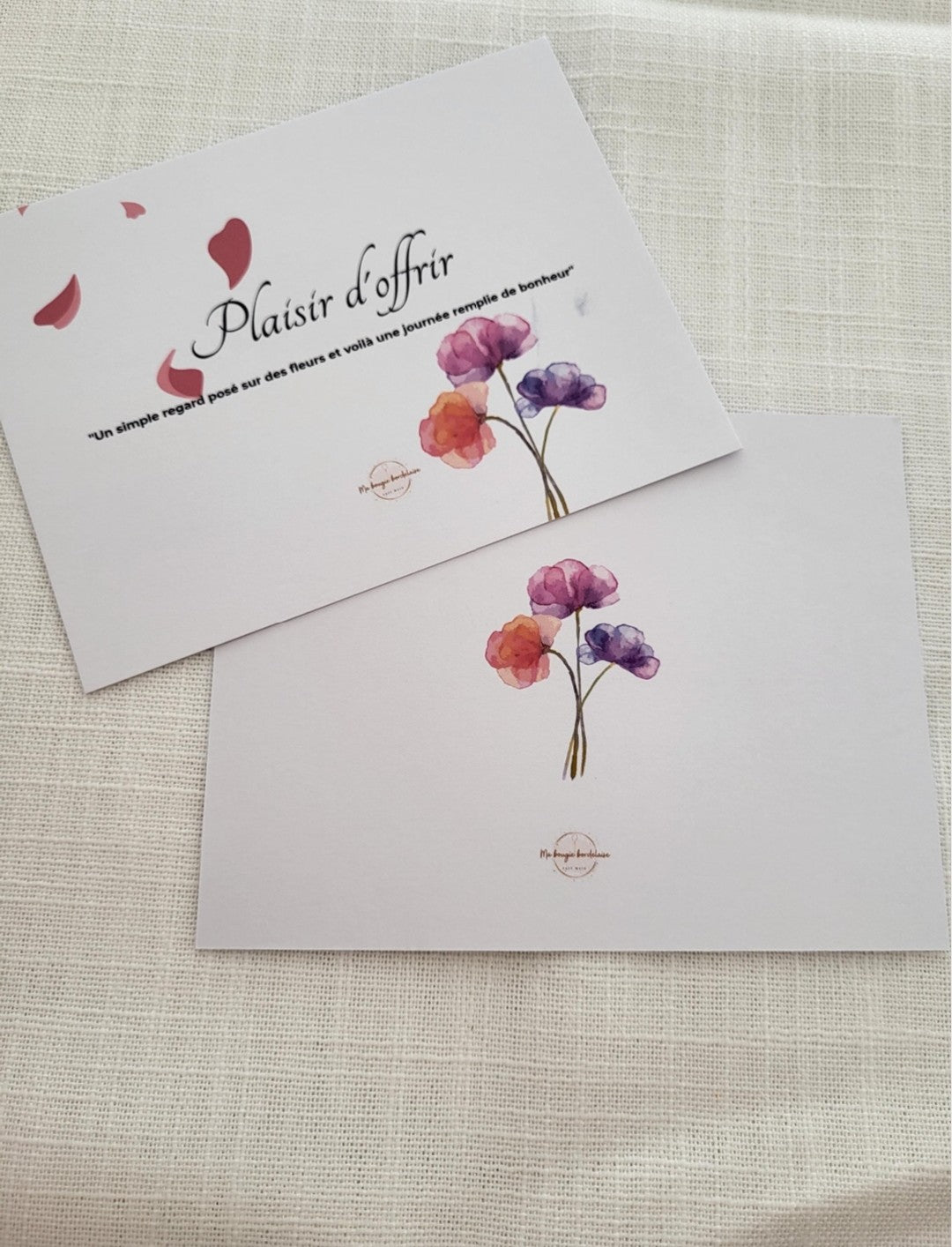 carte plaisir d'offrir