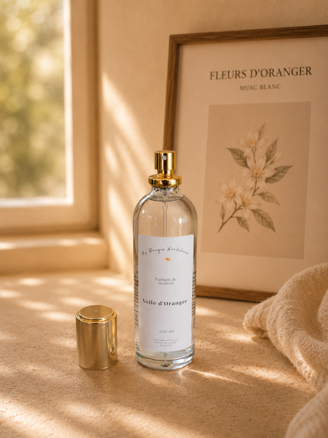 Parfum d'ambiance 100ml - Voile d'oranger