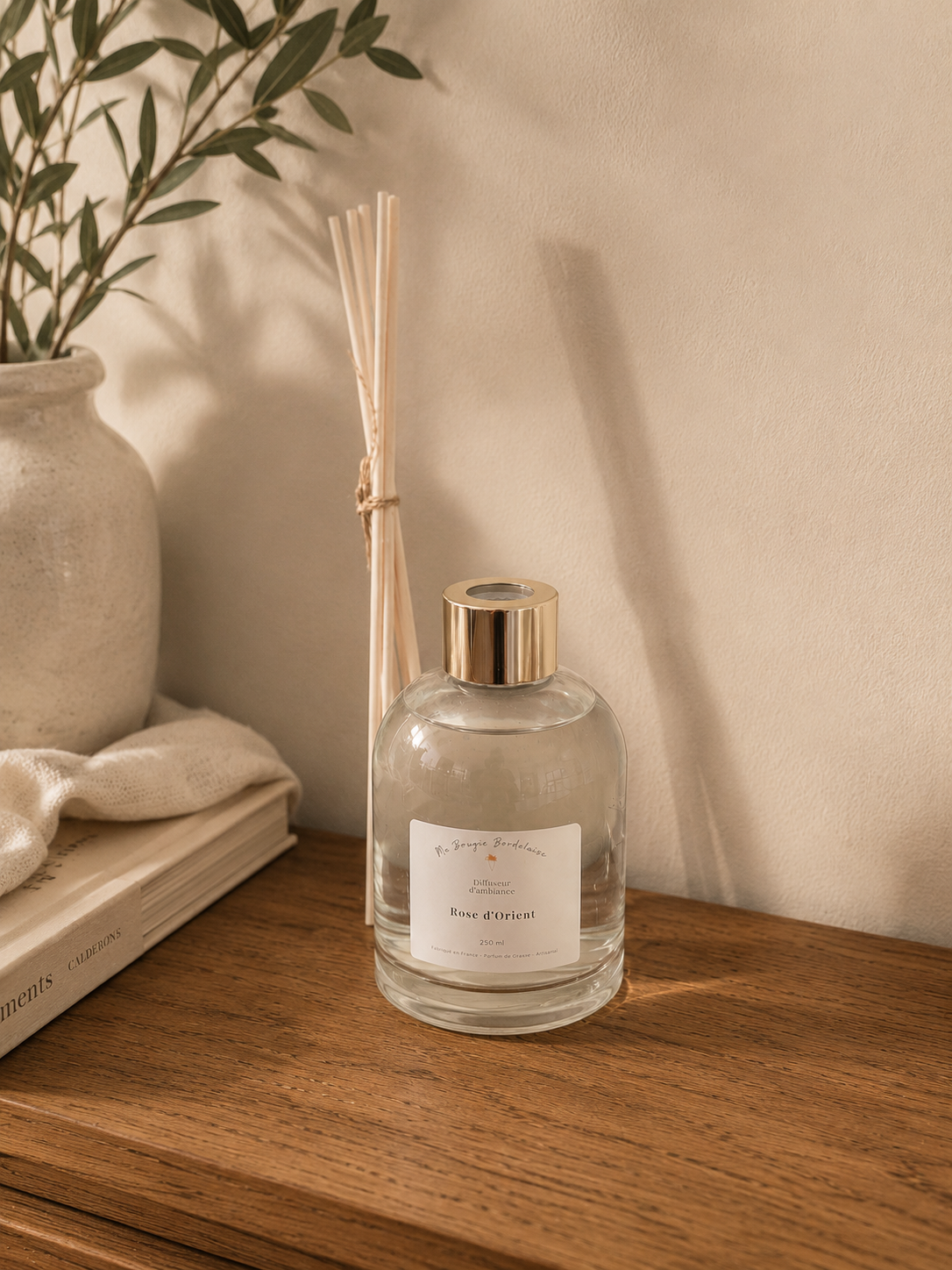 Diffuseur d'ambiance 250ml - Rose d'Orient