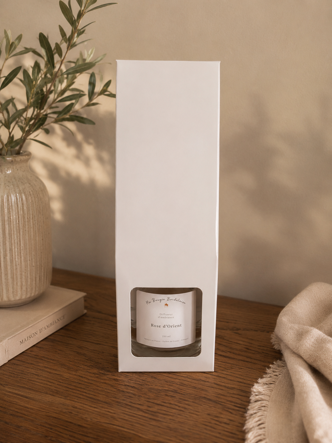 Diffuseur d'ambiance 250ml - Rose d'Orient
