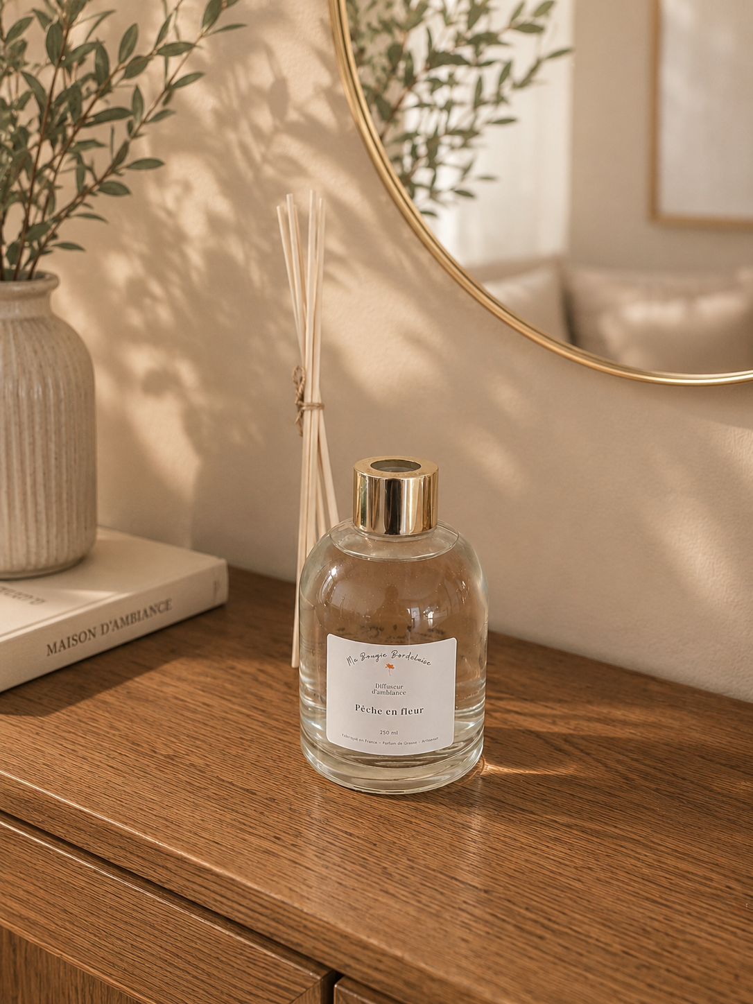 Diffuseur d'ambiance 250ml - Pêche en fleur