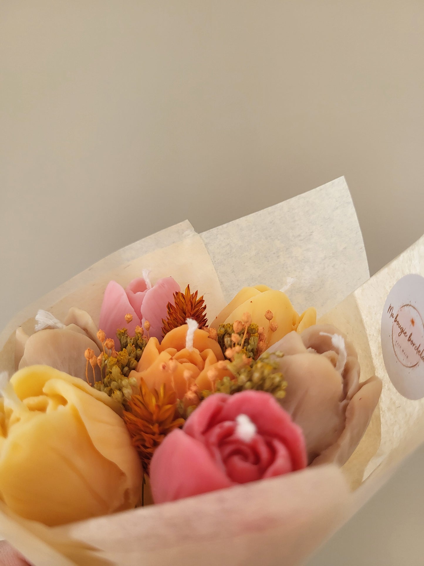 Bouquet de 7 tulipes - taille S (multicolore)