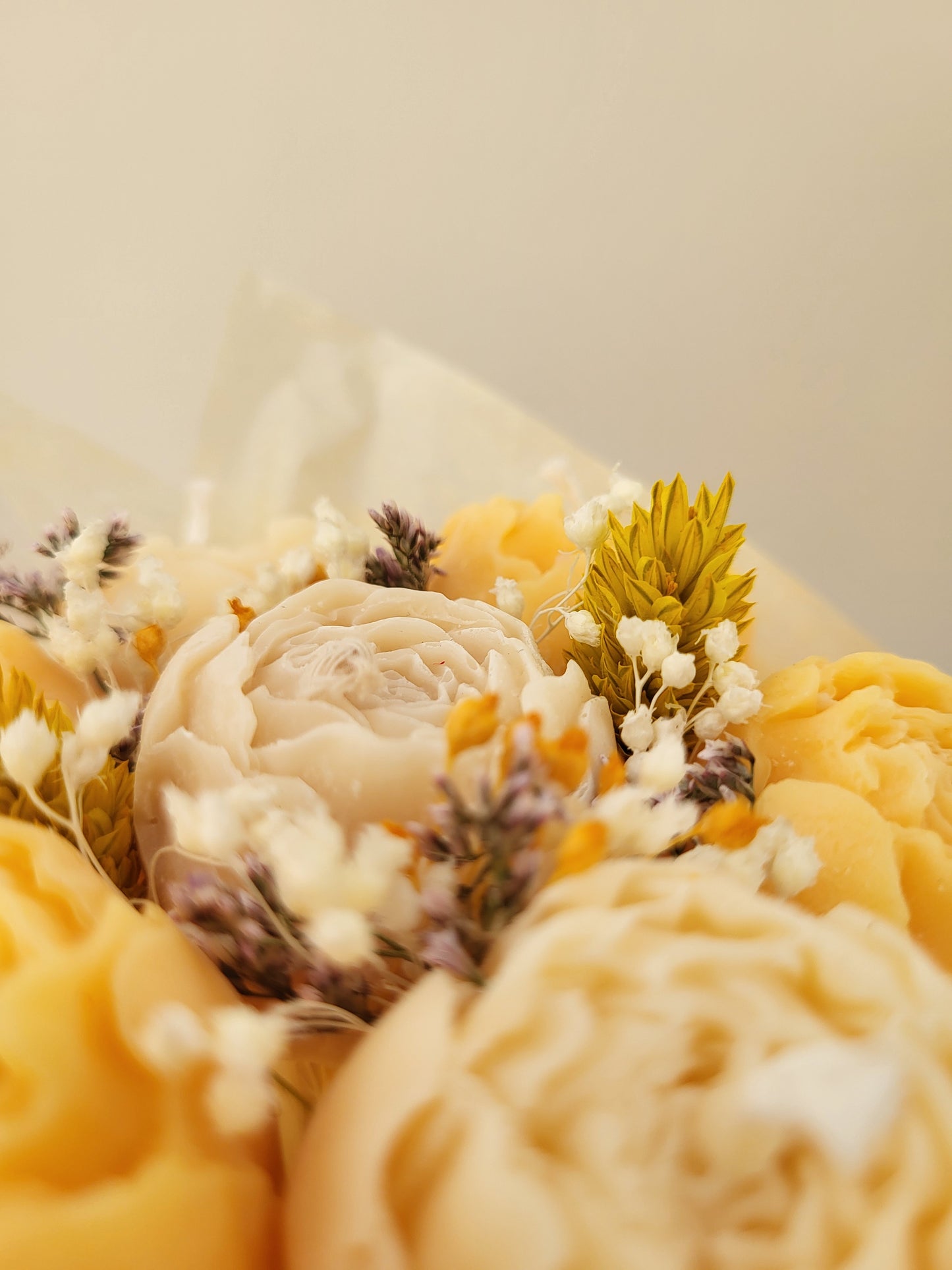 Bouquet de pivoines en bougies - vendredi