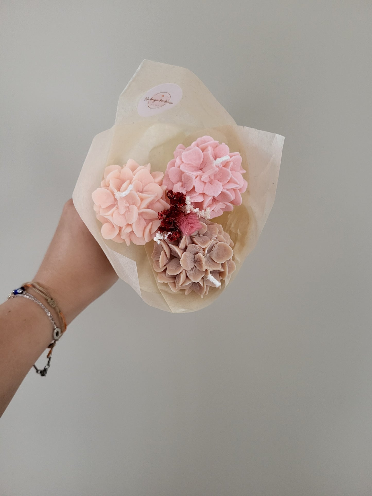 Bouquet de fleurs en bougies - Mardi