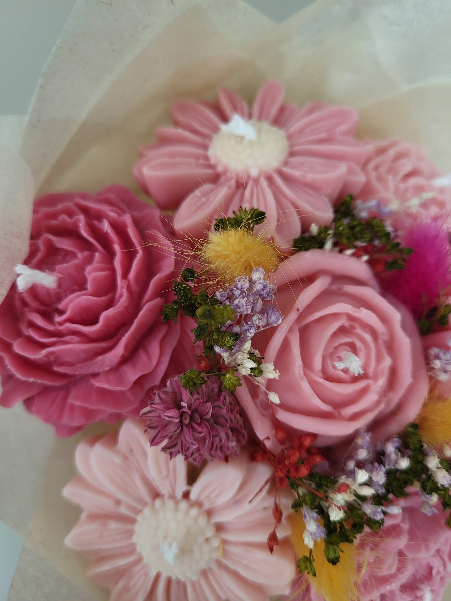 Bouquet de fleurs en bougies - Jour 6