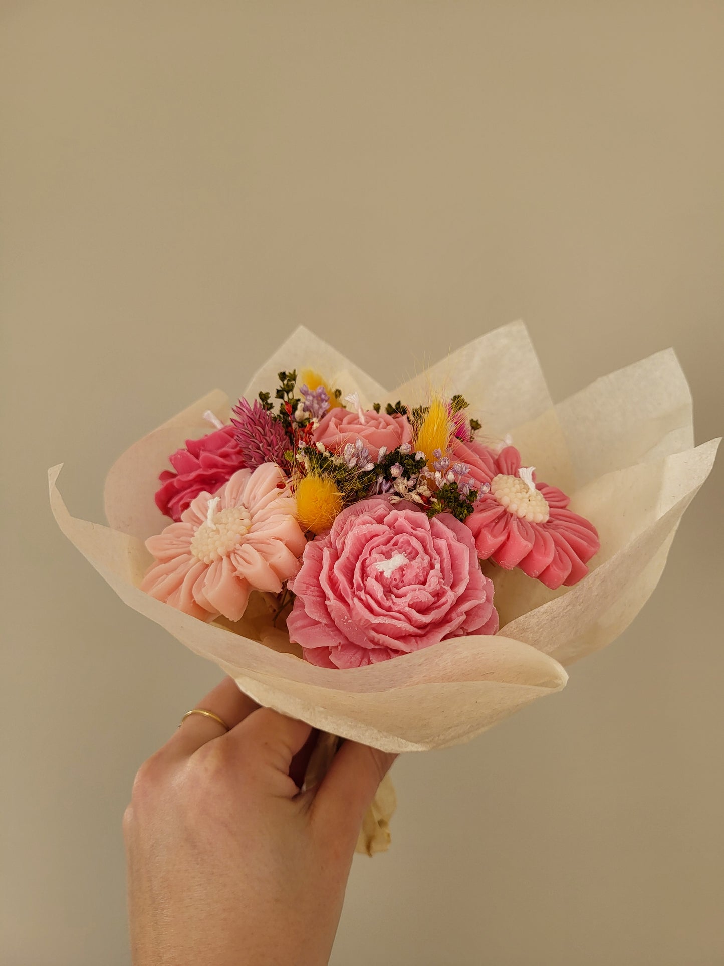 Bouquet de fleurs en bougies - Jour 6