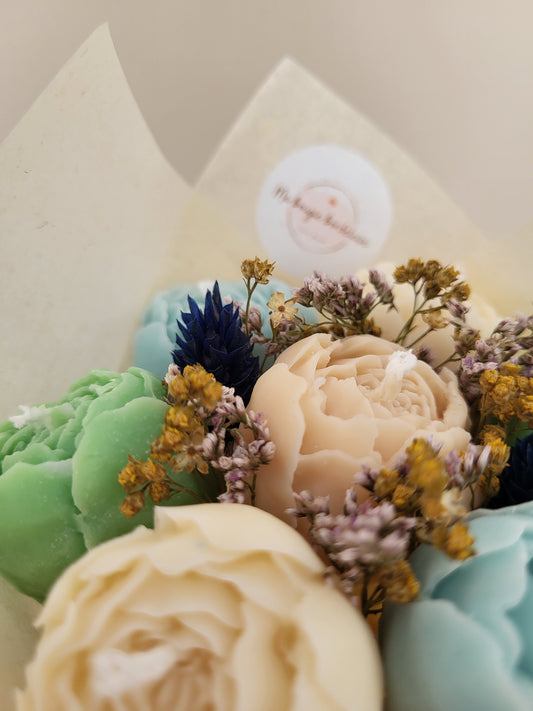 Bouquet de pivoines en bougies - jeudi