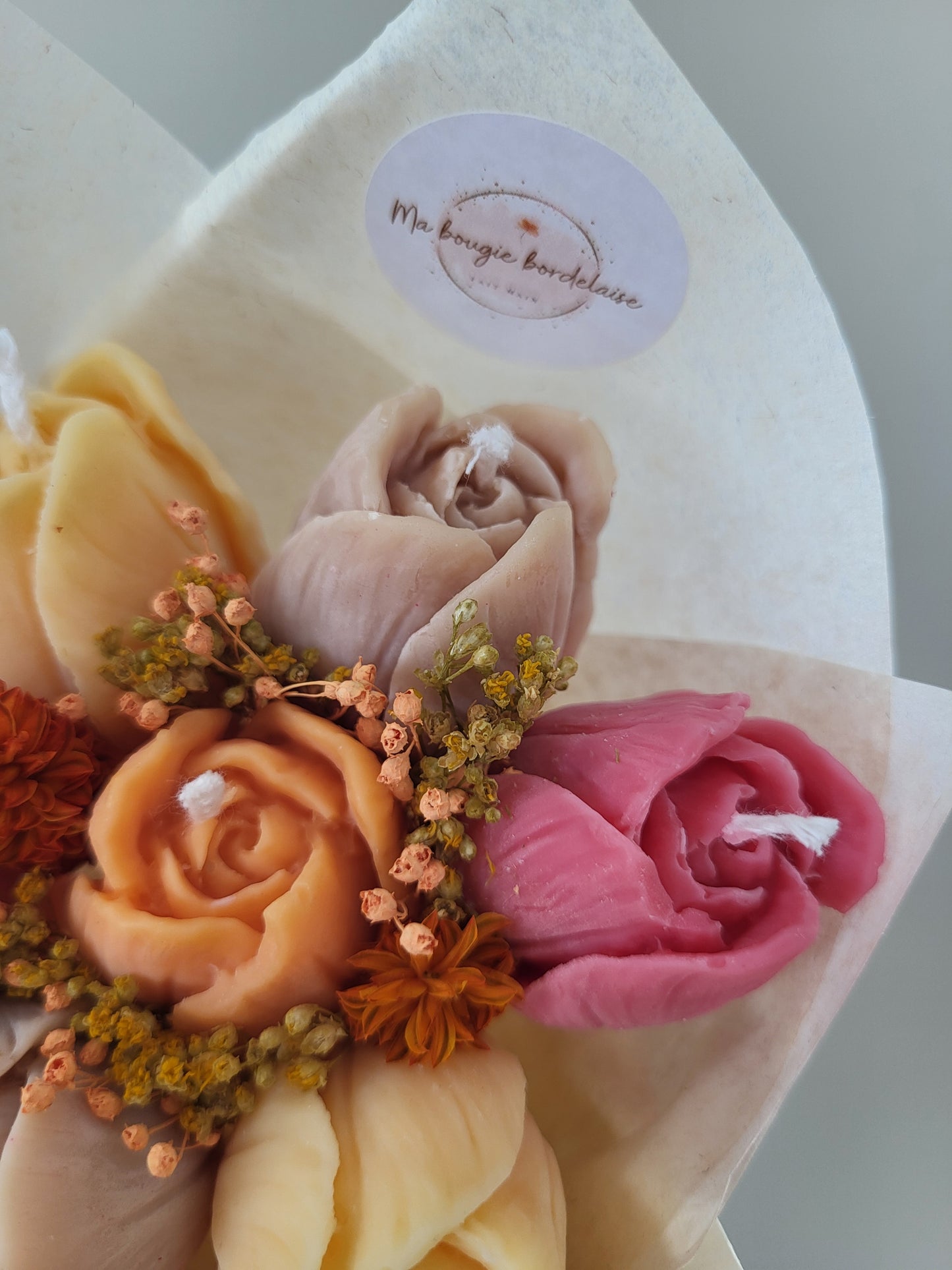 Bouquet de 7 tulipes - taille S (multicolore)