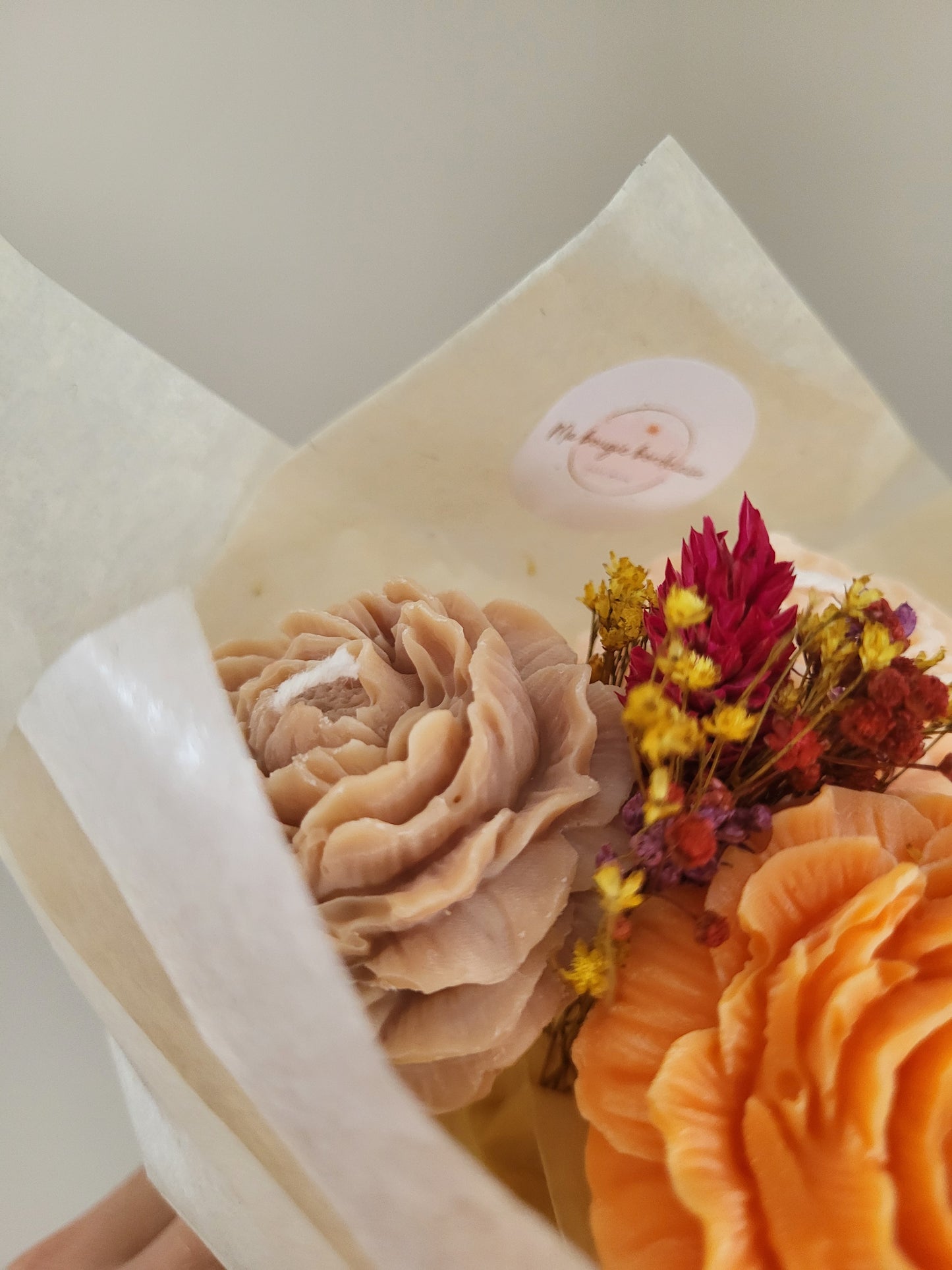 Bouquet de pivoines en bougies - mercredi