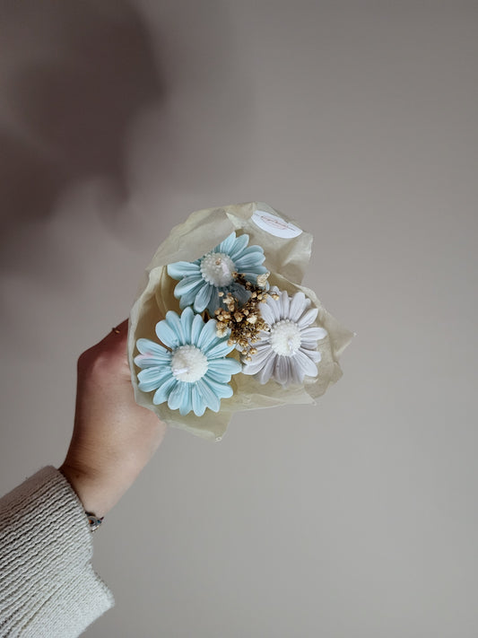 Bougie décorative - Bouquet de marguerites