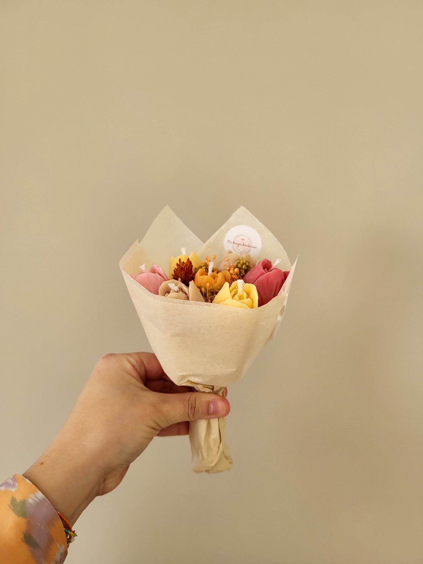 Bouquet de 7 tulipes - taille S (multicolore)