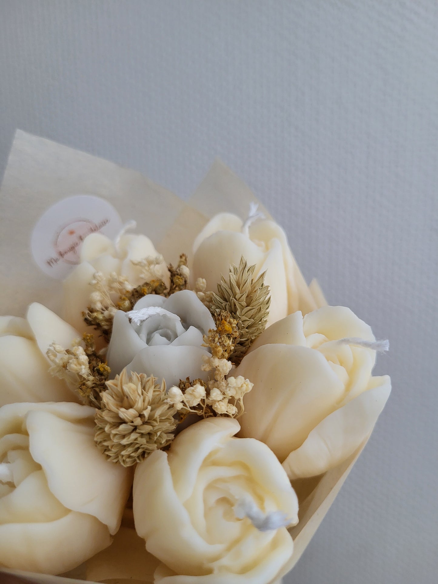 Bougie décorative - Bouquet de tulipes