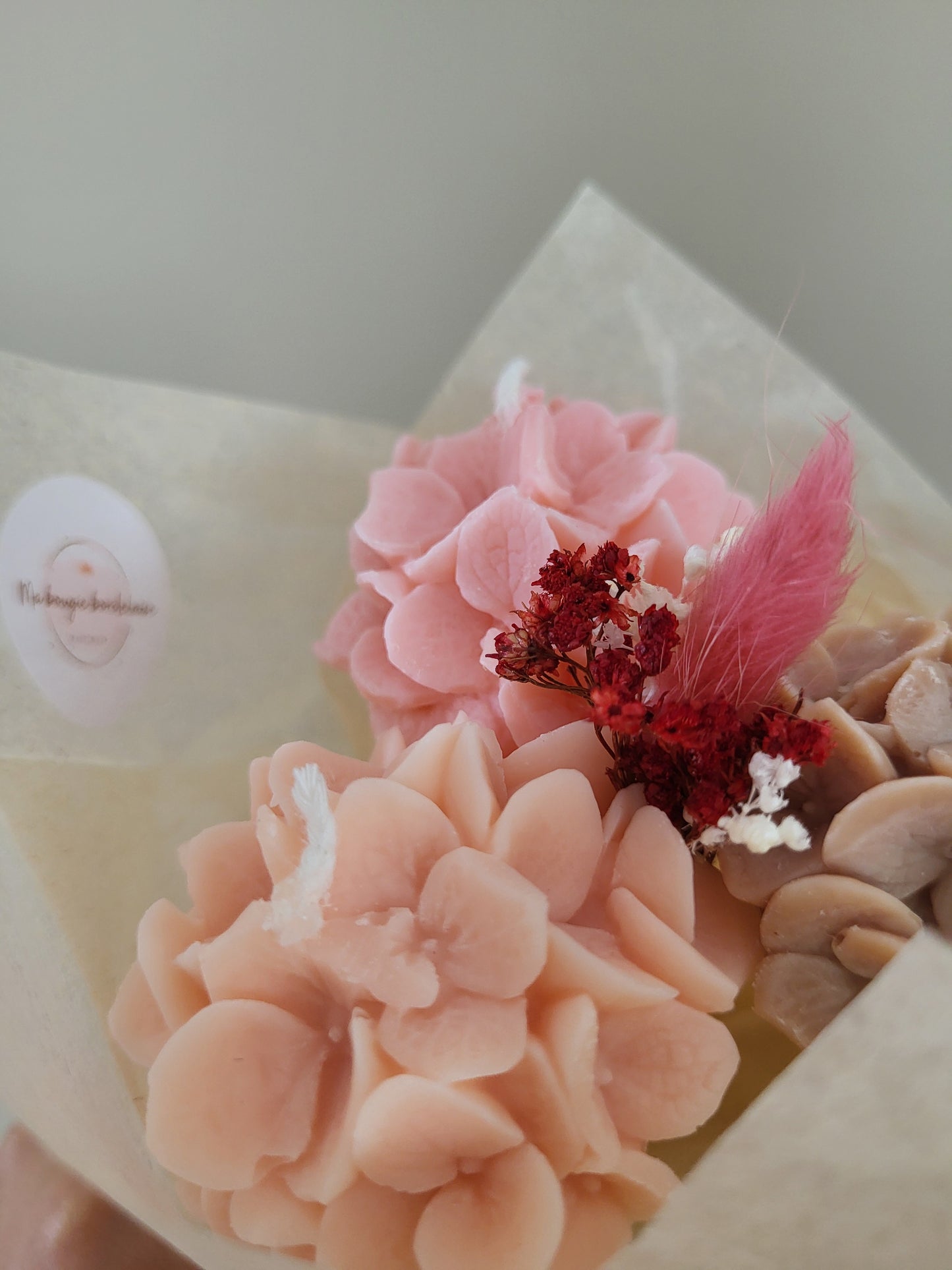Bouquet de fleurs en bougies - Mardi