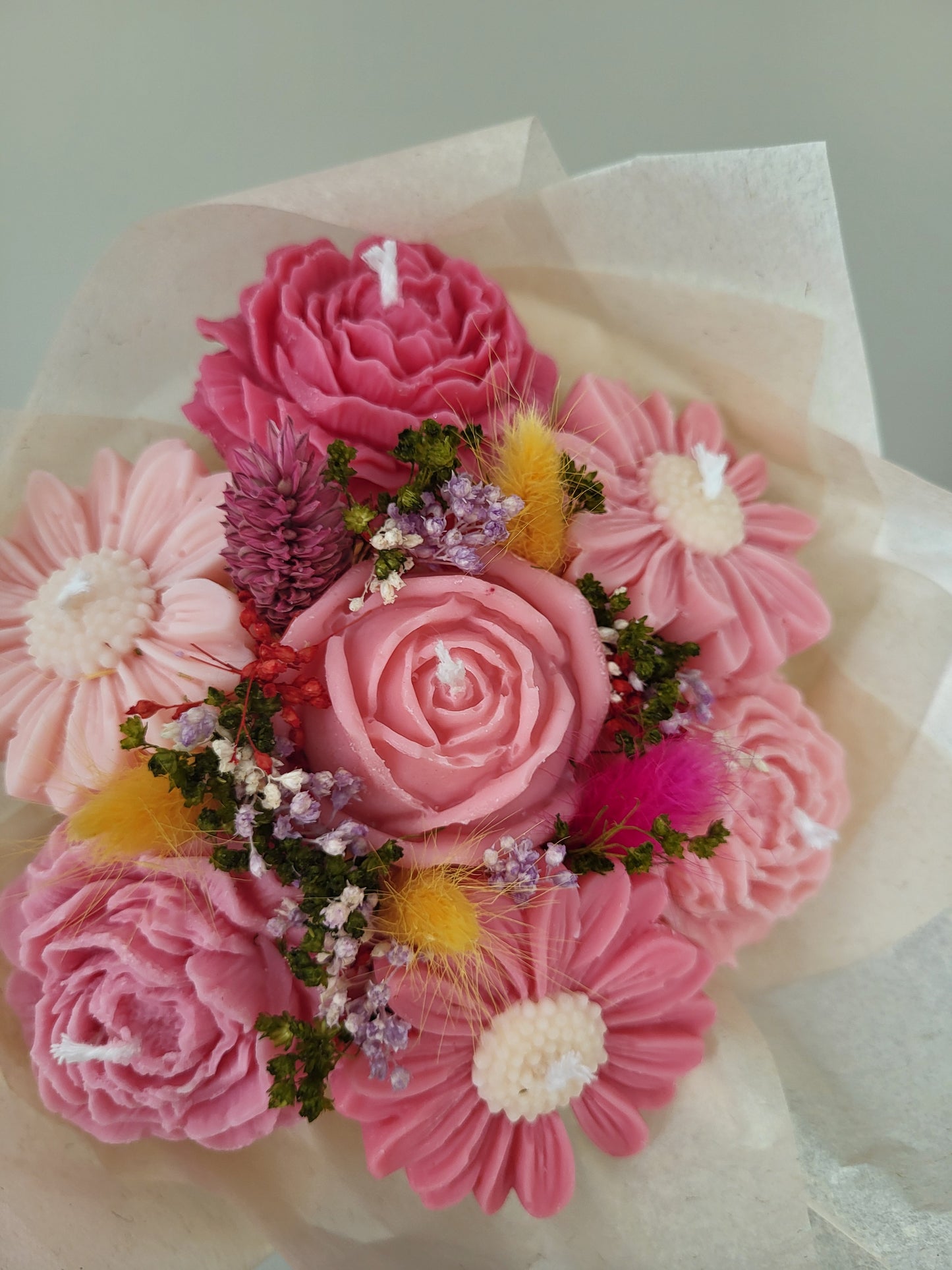 Bouquet de fleurs en bougies - Jour 6