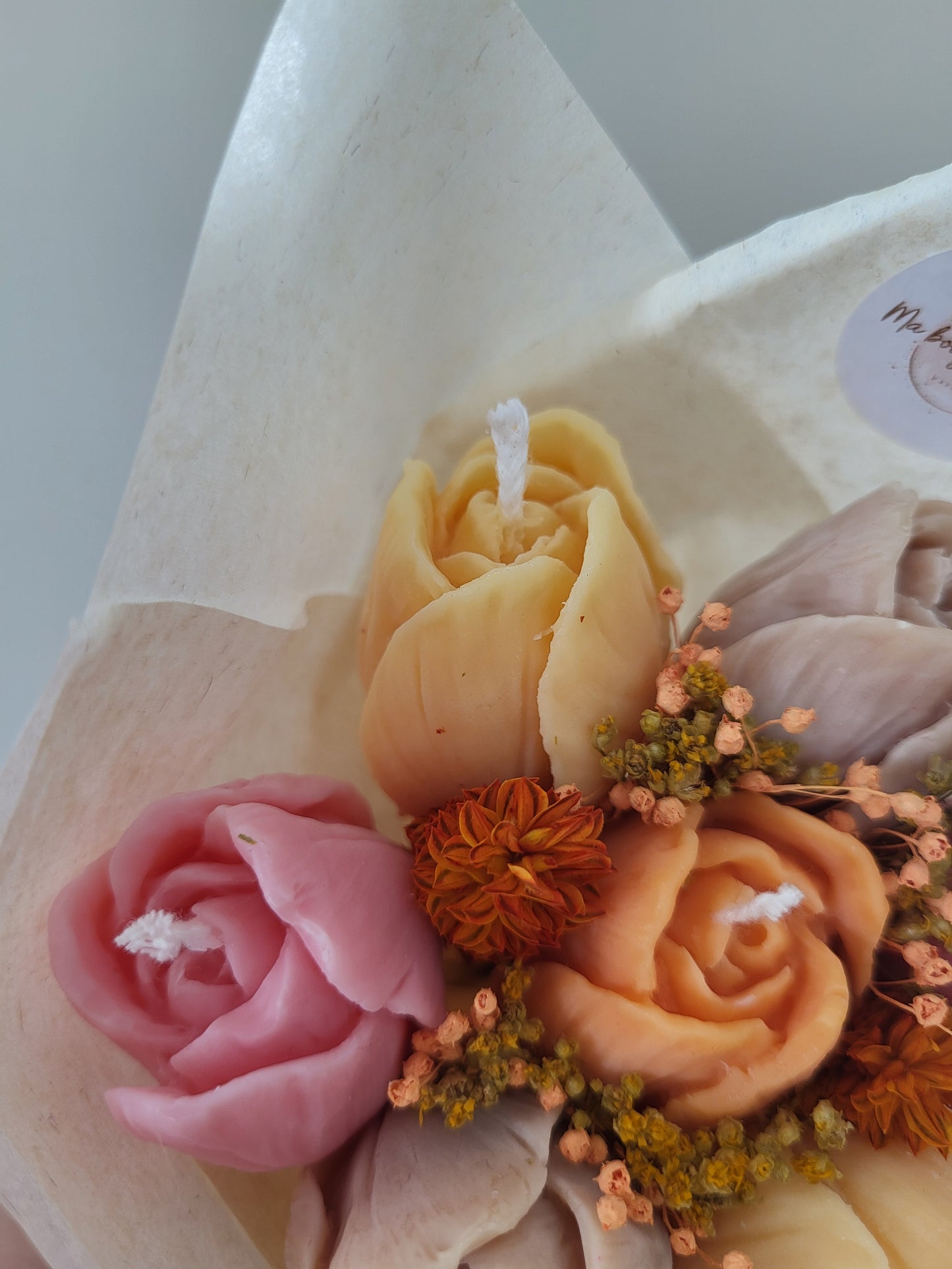Bouquet de 7 tulipes - taille S (multicolore)