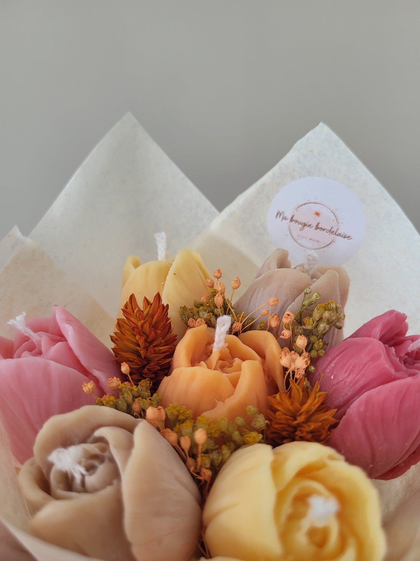 Bouquet de 7 tulipes - taille S (multicolore)