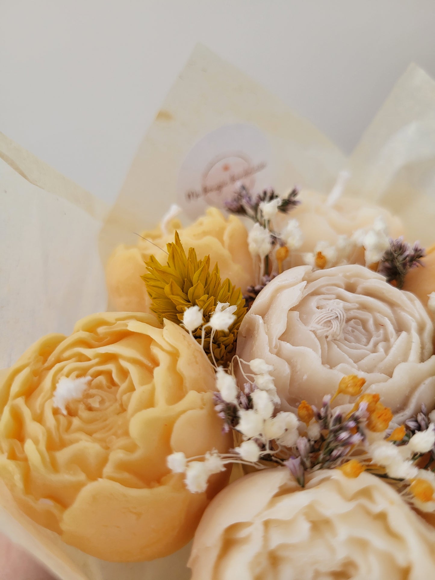 Bouquet de pivoines en bougies - vendredi