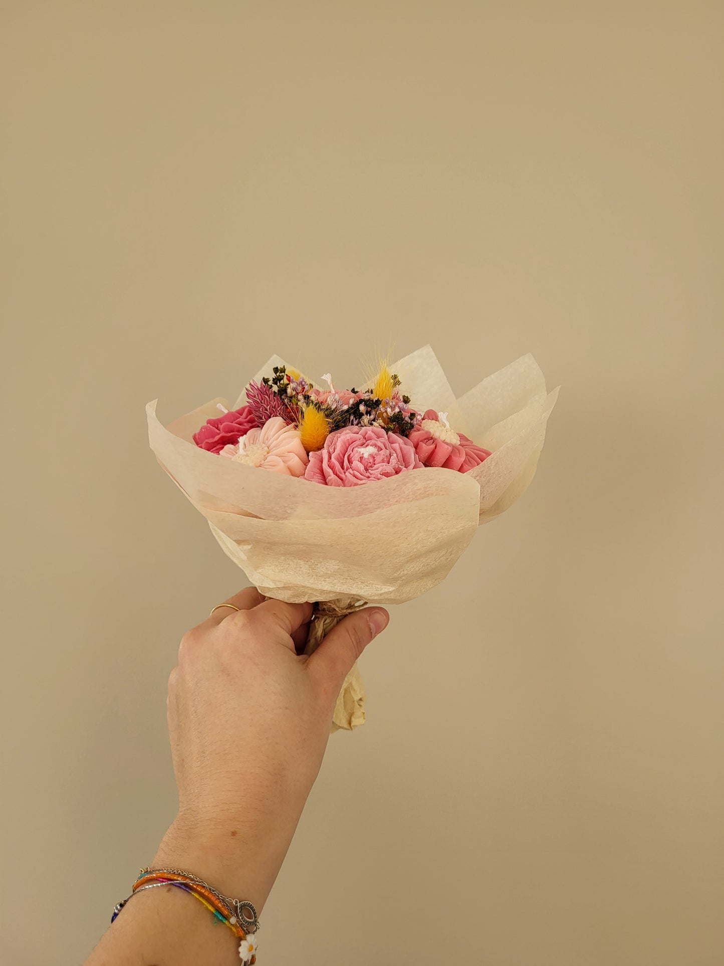 Bouquet de fleurs en bougies - Jour 6