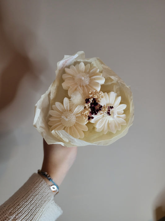 Bougie décorative - Bouquet de marguerites
